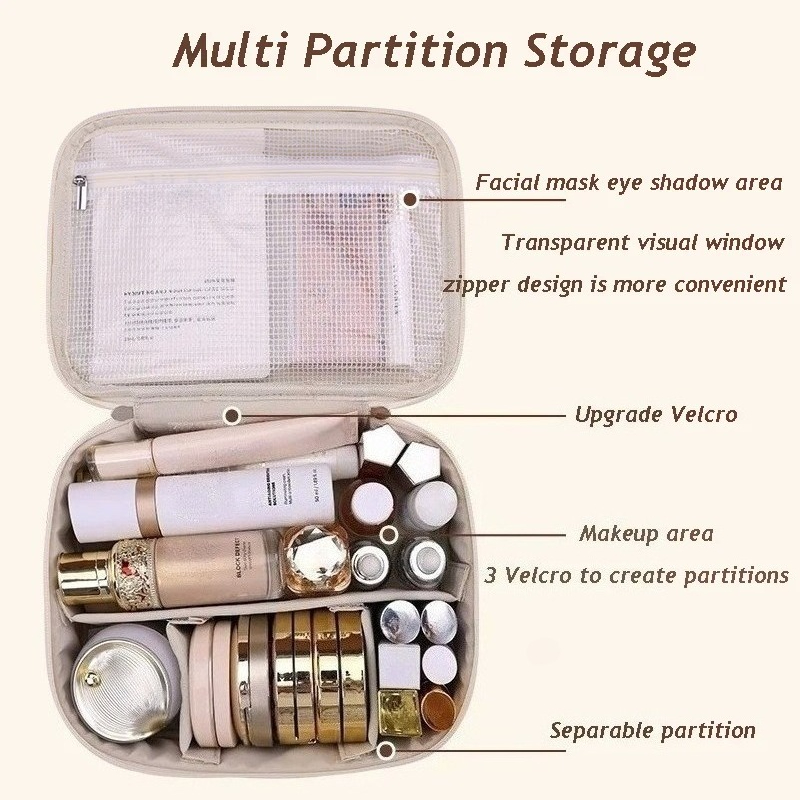 PU Leather Double Layer Makeup - огляд і ціна Luxury Skincare And Makeup Brands